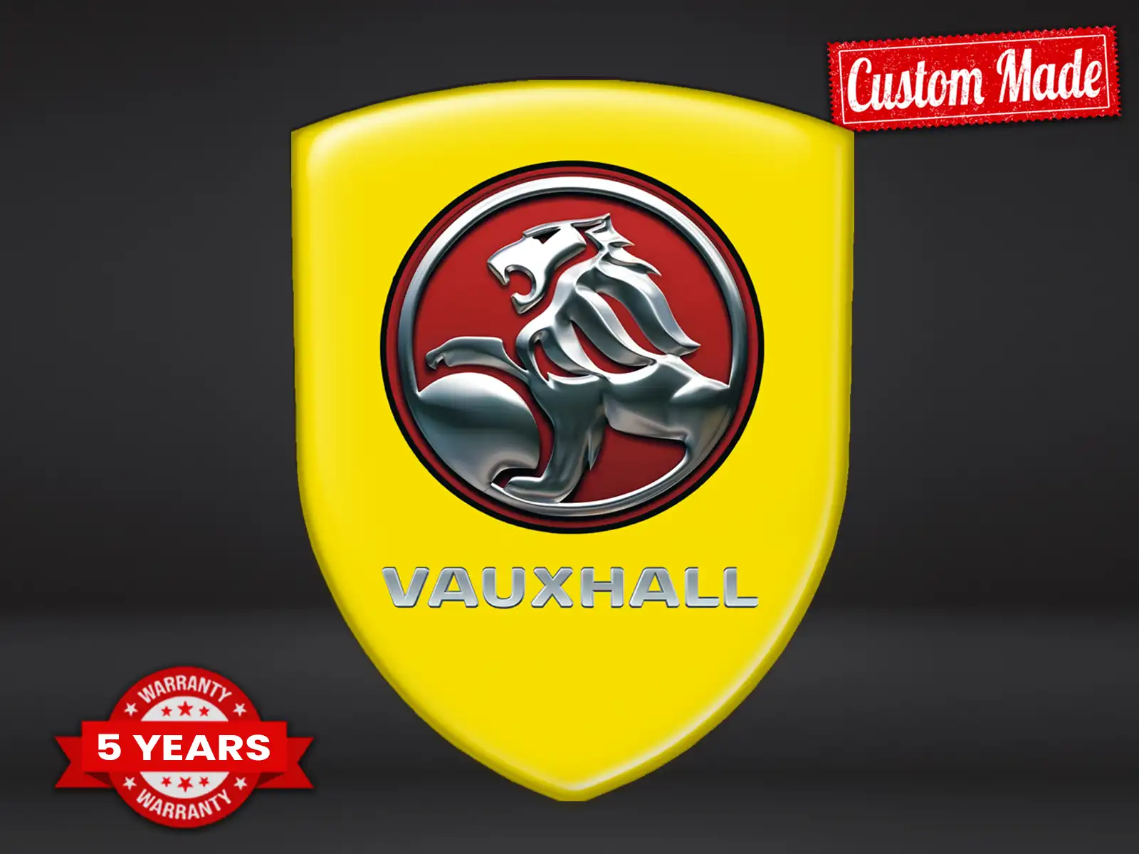 Vauxhall Etichetta Adesiva Resistente Pregiata Professionale